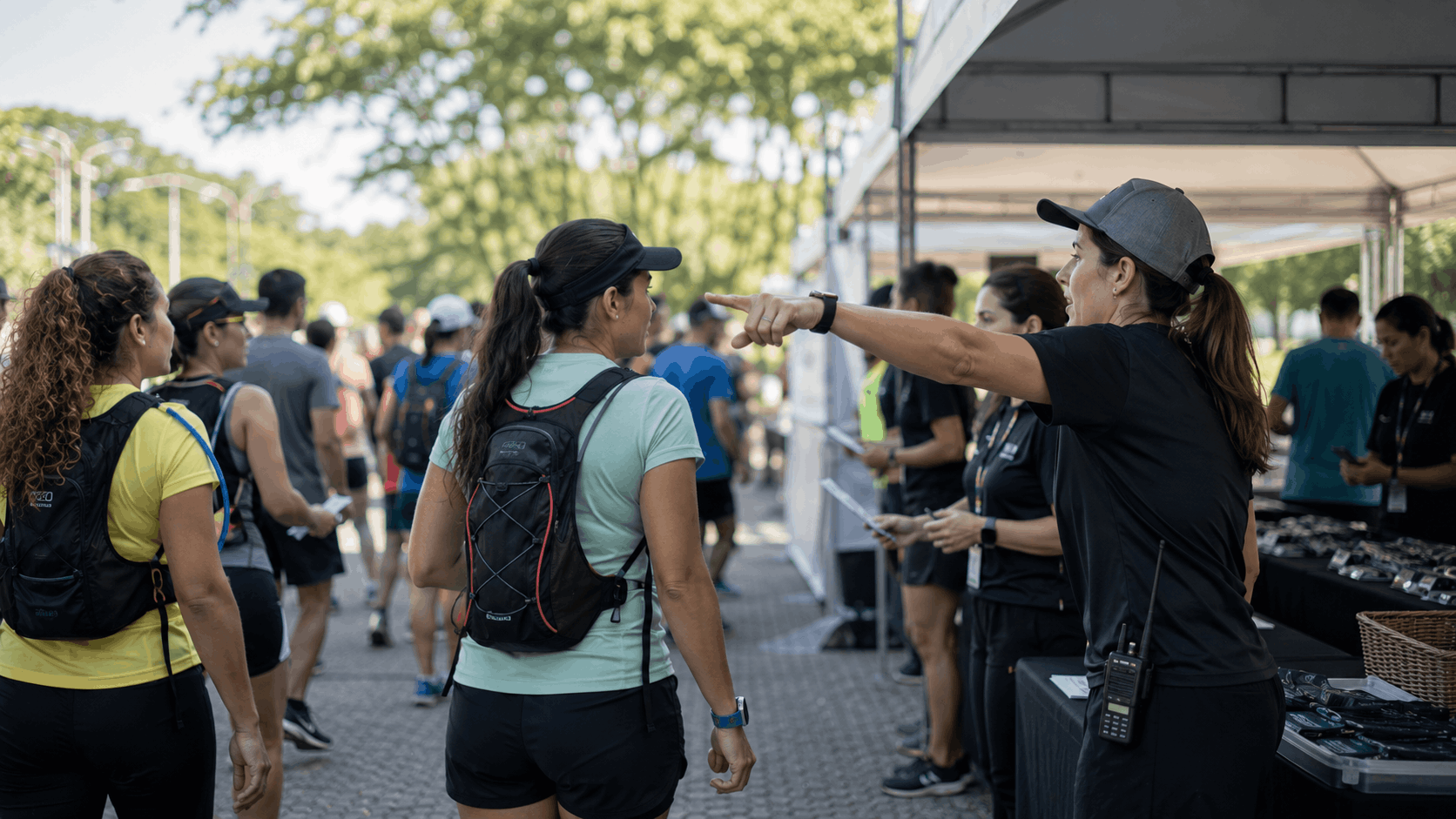 O papel da equipe de apoio na operação do evento