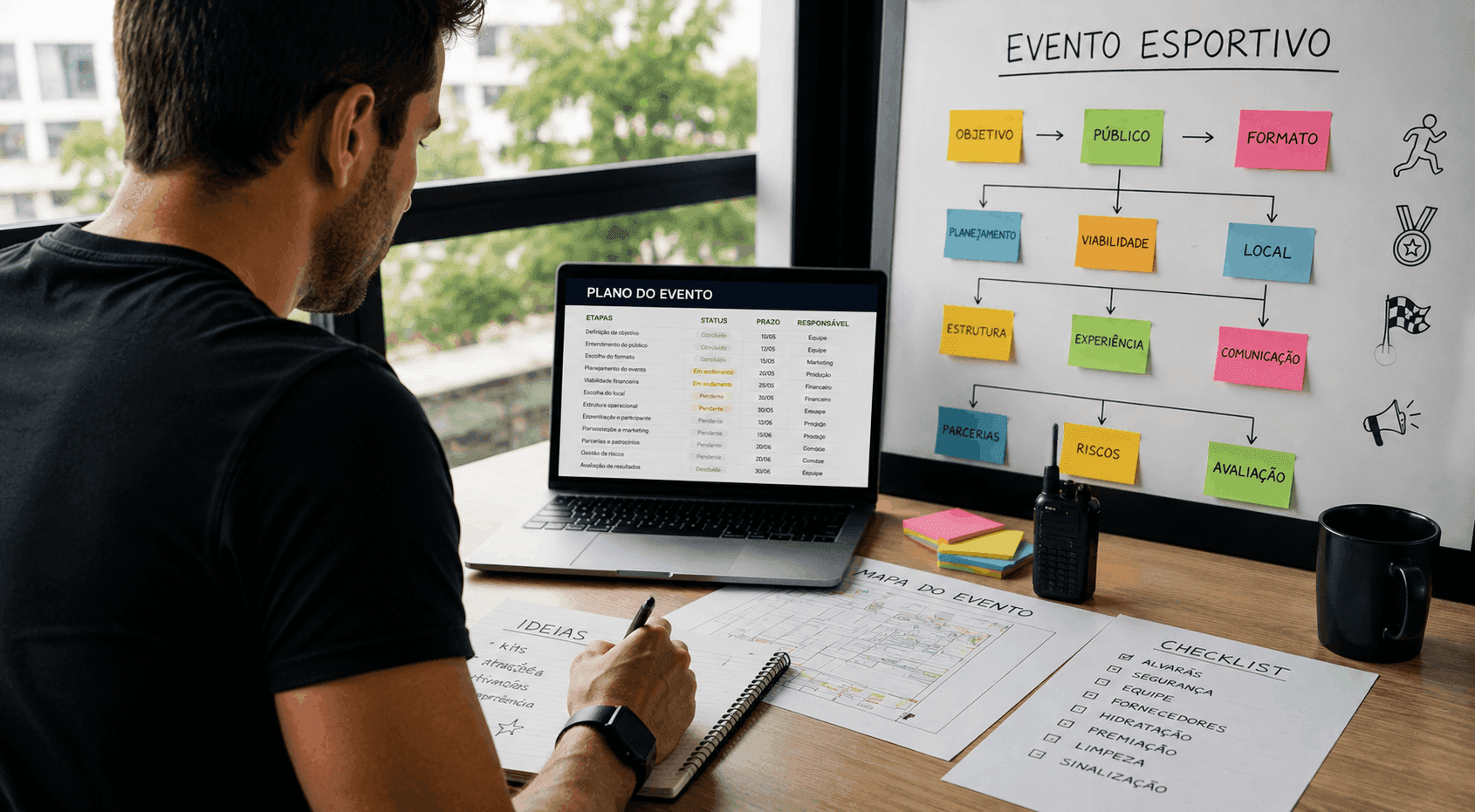 Como organizar um evento esportivo do zero