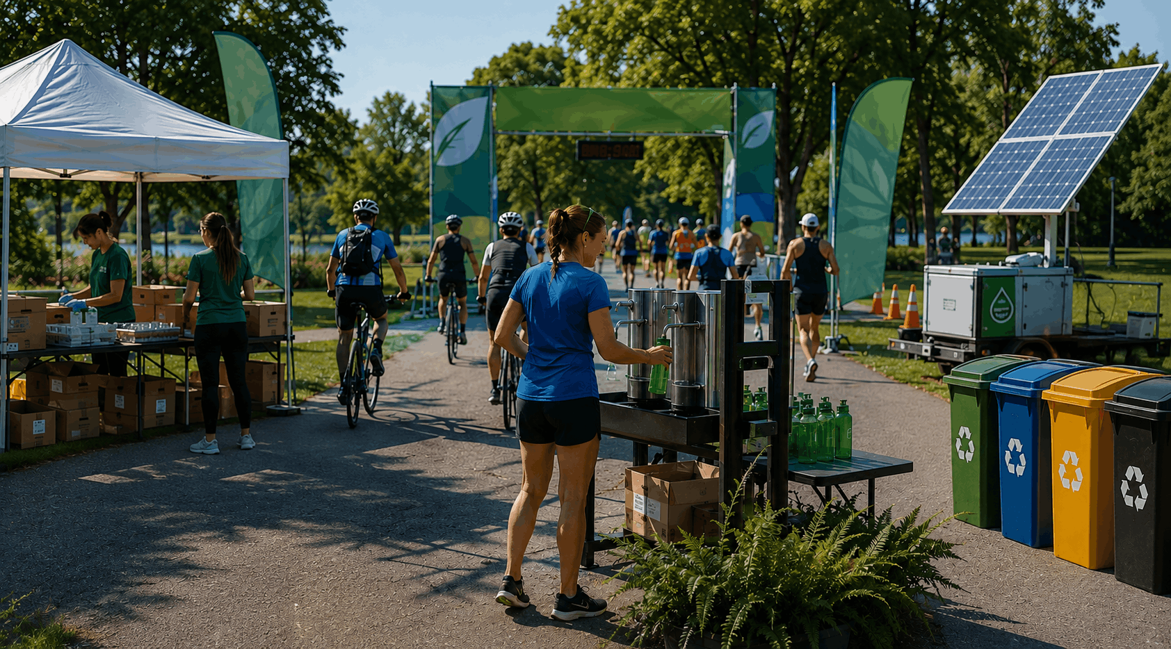 Como reduzir o impacto ambiental de um evento esportivo
