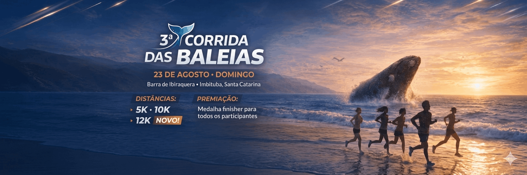 3ª CORRIDA DAS BALEIAS - Barra da Ibiraquera