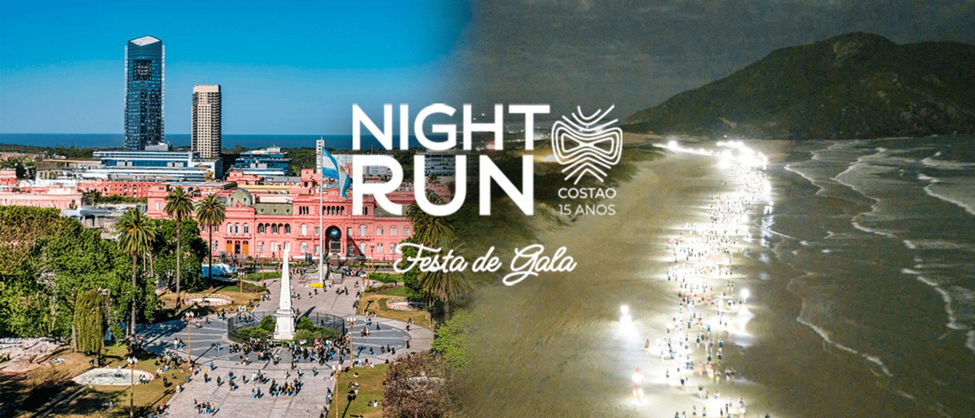 Banner — 1º Entrenamiento Internacional Night Run Costão do Santinho