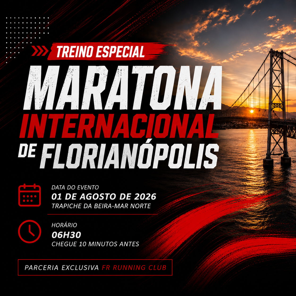 TREINO ESPECIAL MARATONA INTERNACIONAL DE FLORIPA